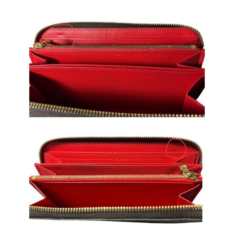 LV M41896 經典老花拉鍊長夾 內裏罌粟紅 保證正品
