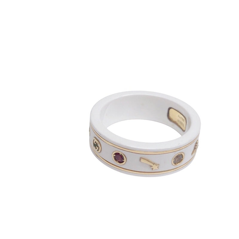 GUCCI ICON系列 18K 鋯石戒指 保證正品