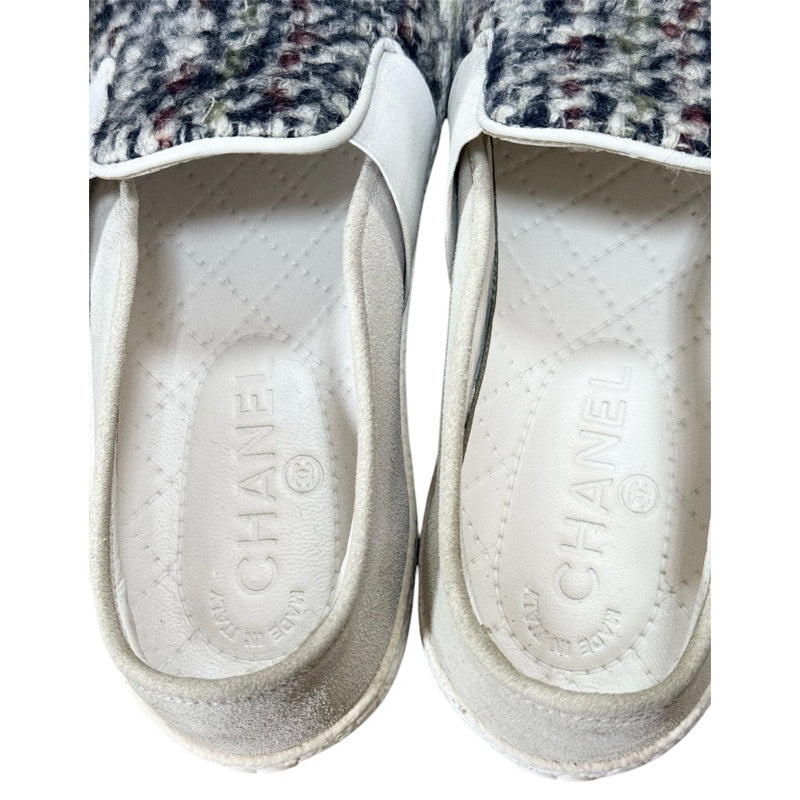 CHANEL 香奈兒 毛呢 鉛筆鞋 38號 保證正品