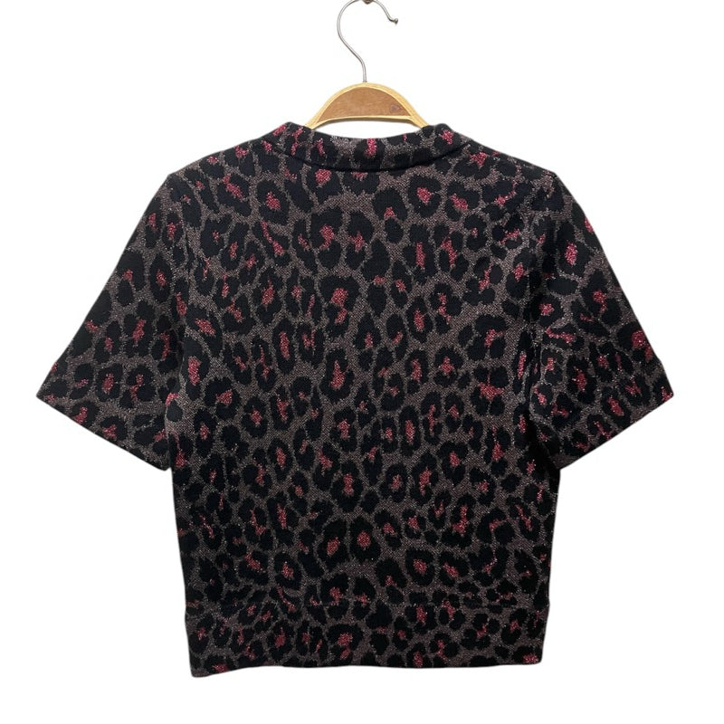 MARC BY MARC JACOBS 短袖 亮粉豹紋 短版T恤 保證正品