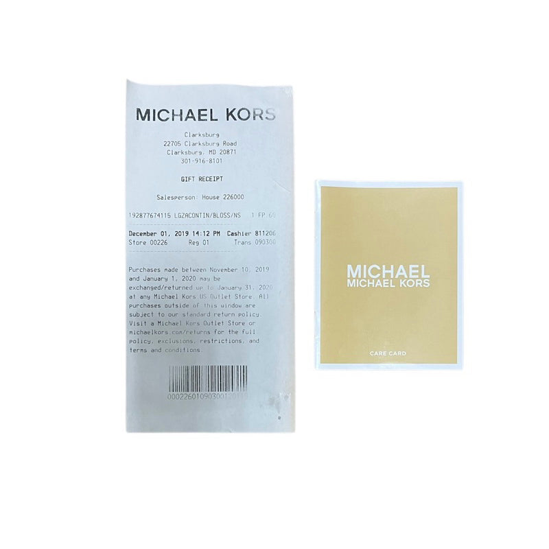 全新品！MICHAEL KORS 淡粉色 拉鍊長夾 保證正品