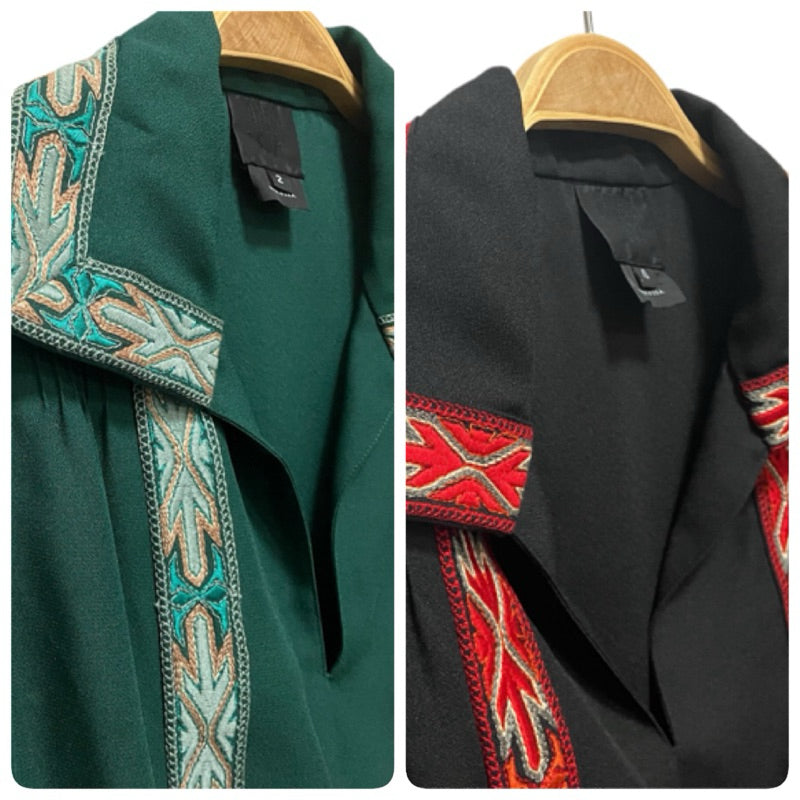 ANNA SUI 綠色 無袖 刺繡 小洋裝（紅色已售）
