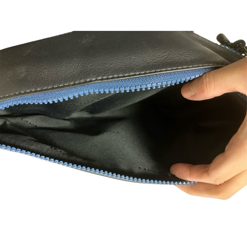 COACH 絨毛 小羊皮 皮牌 腰包 保證正品