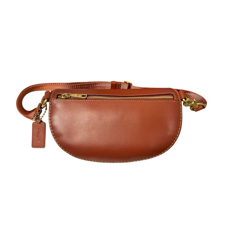 COACH 滿版LOGO 馬車 小腰包 保證正品
