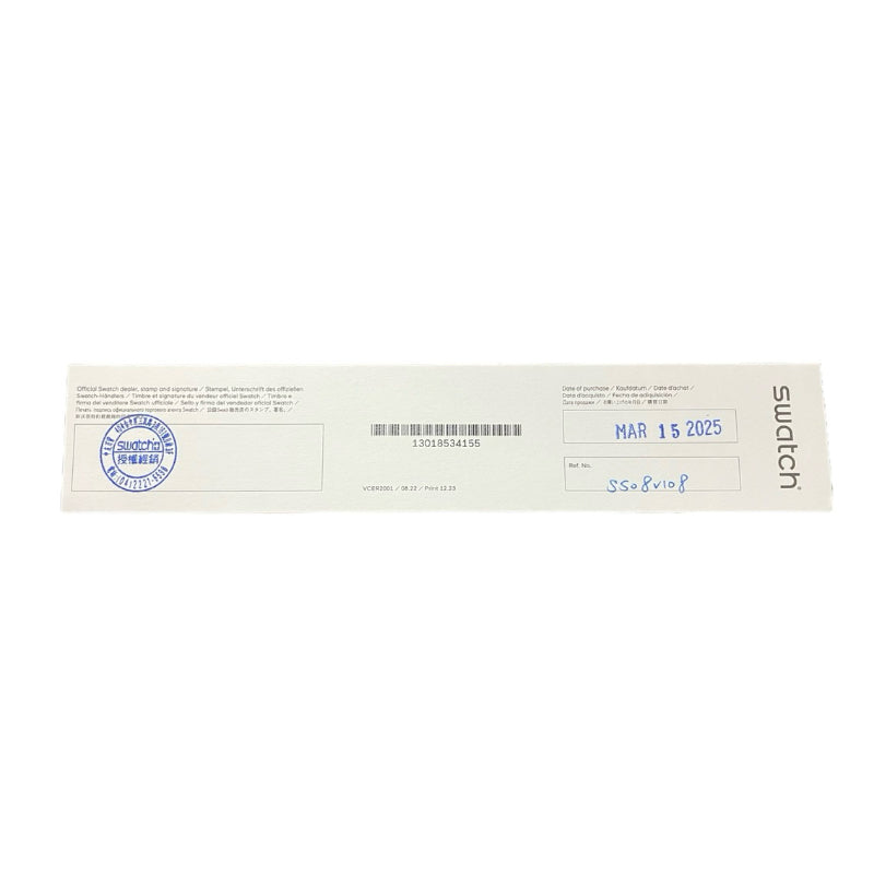 SWATCH 漸層 矽膠帶 手錶