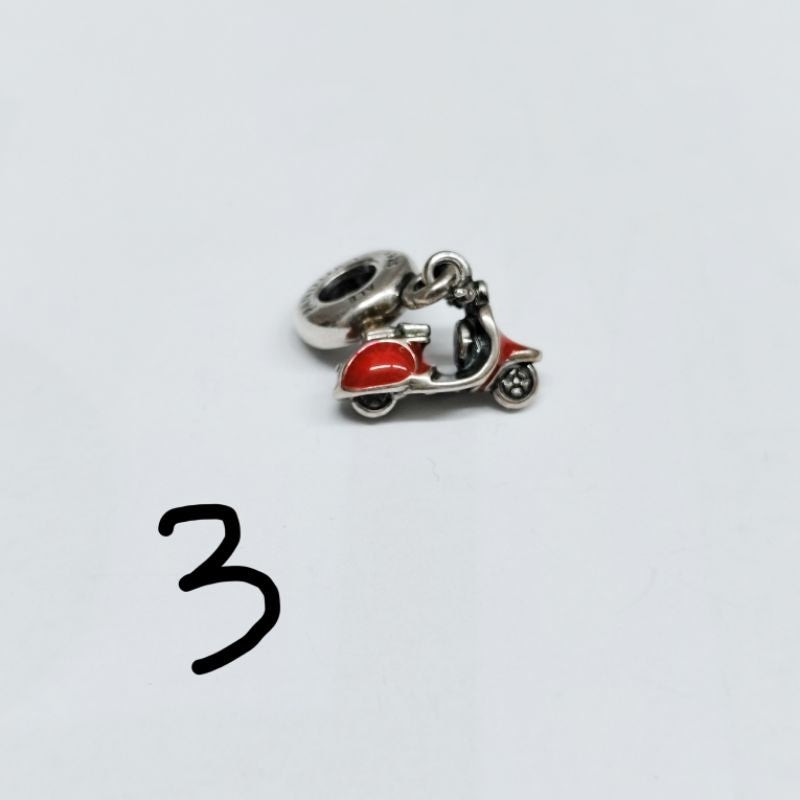 PANDORA 潘朵拉 潘多拉 串珠 愛心 機車 蜂蜜 皇冠 熊玩偶 I love you 保證正品