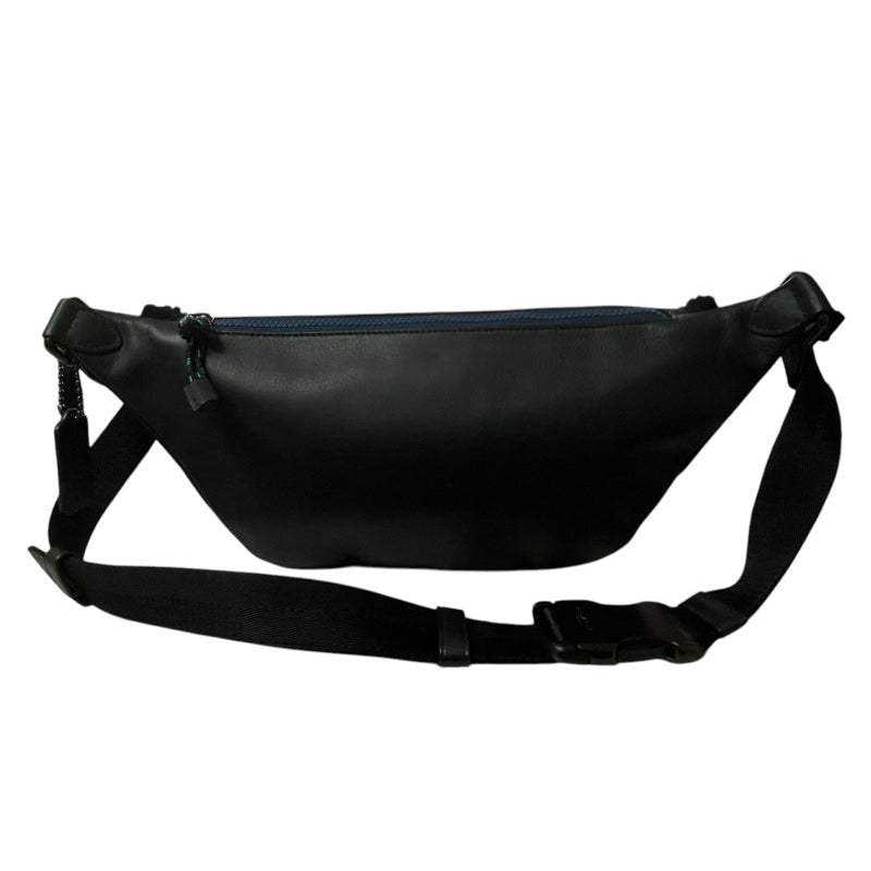 COACH 絨毛 小羊皮 皮牌 腰包 保證正品