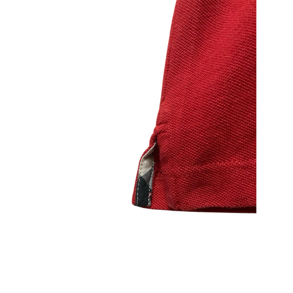 BURBERRY 紅色 POLO衫 保證正品