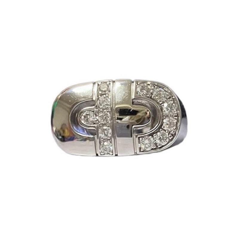BVLGARI PARENTESI 寶格麗 白金戒指 保證正品