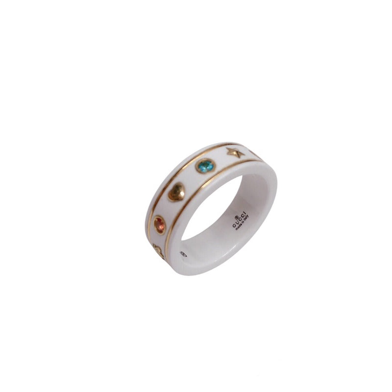 GUCCI ICON系列 18K 鋯石戒指 保證正品