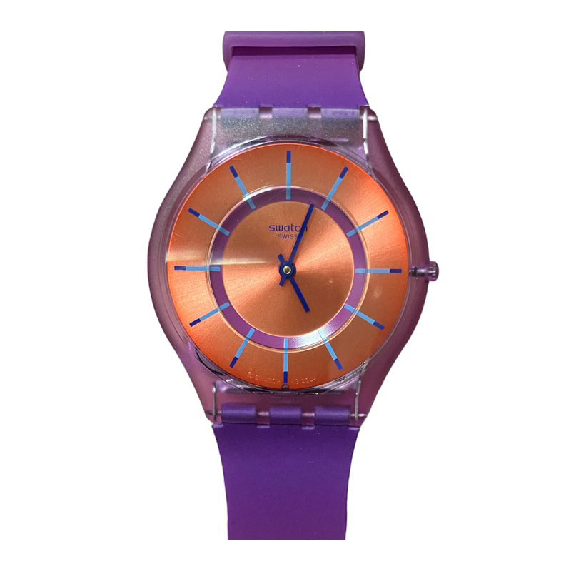 SWATCH 漸層 矽膠帶 手錶