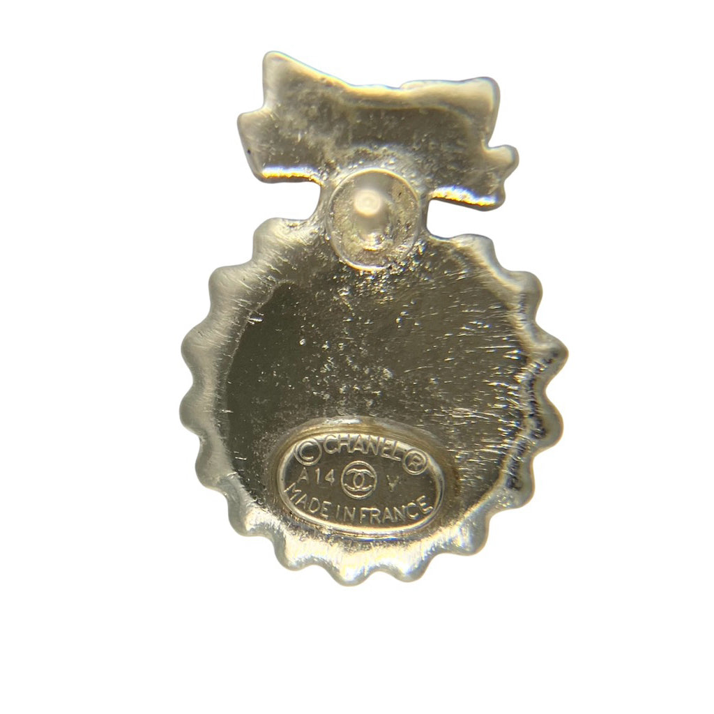 CHANEL 雙C 金屬 A14 耳環 保證正品