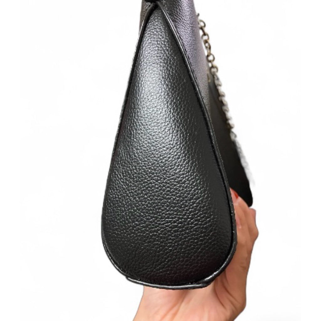 PIERRE CARDIN 皮爾卡登 黑色 鏈帶包