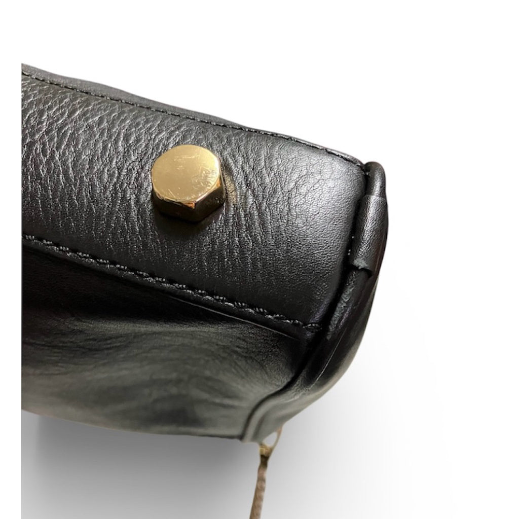 REBECCA MINKOFF 黑色 流蘇 鏈帶包