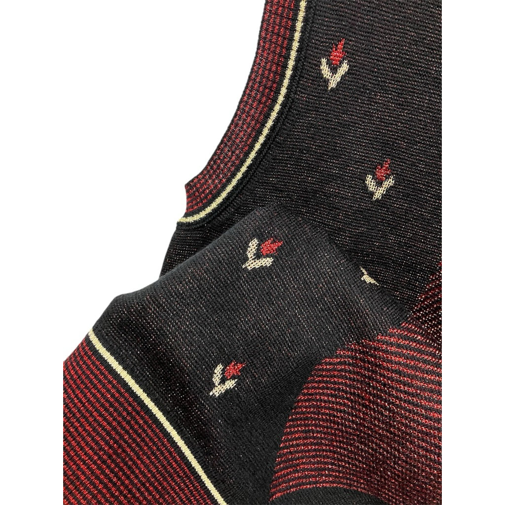 MARC JACOBS 黑紅色 金蔥 針織背心