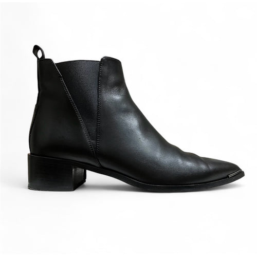 ACNE STUDIOS JENSEN 黑色 真皮 短靴