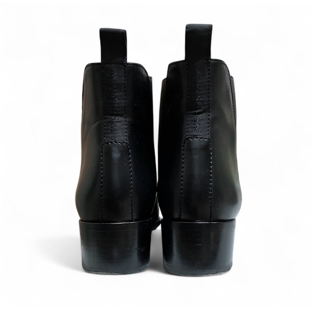 ACNE STUDIOS JENSEN 黑色 真皮 短靴