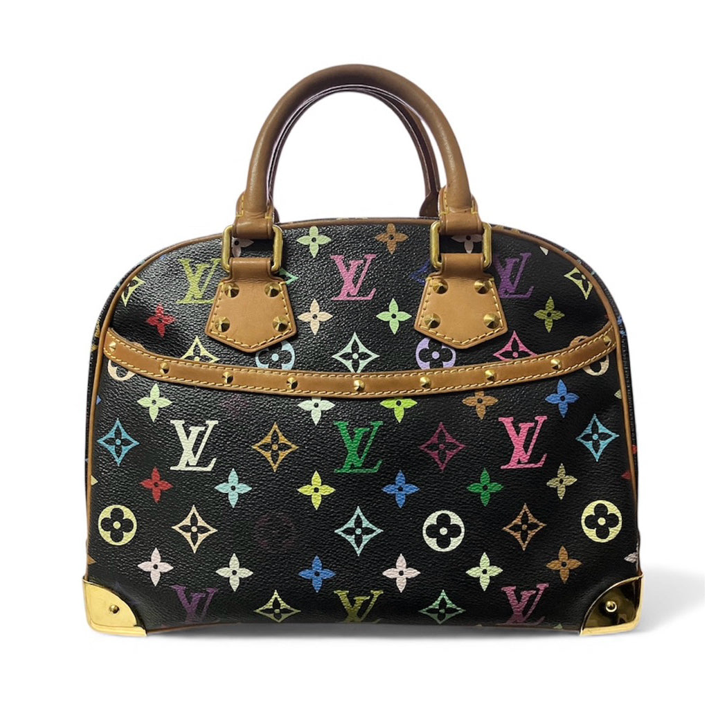 稀有美品❗️❗️❗️LV M92662 黑三彩 手提包 保證正品