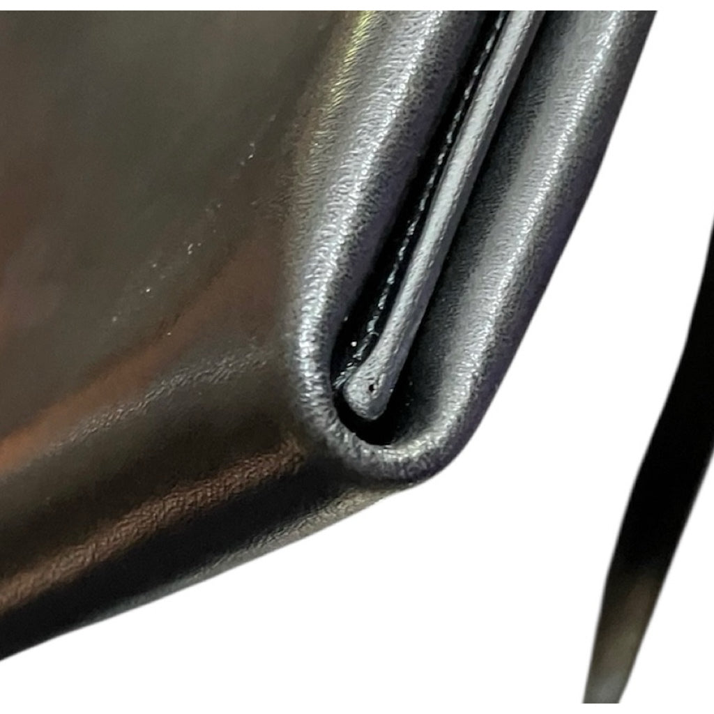 GIANNI CHIARINI 黑色 真皮 斜背包
