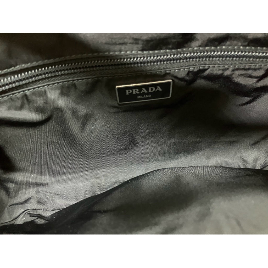 PRADA 黑色 尼龍 腰包 保證正品