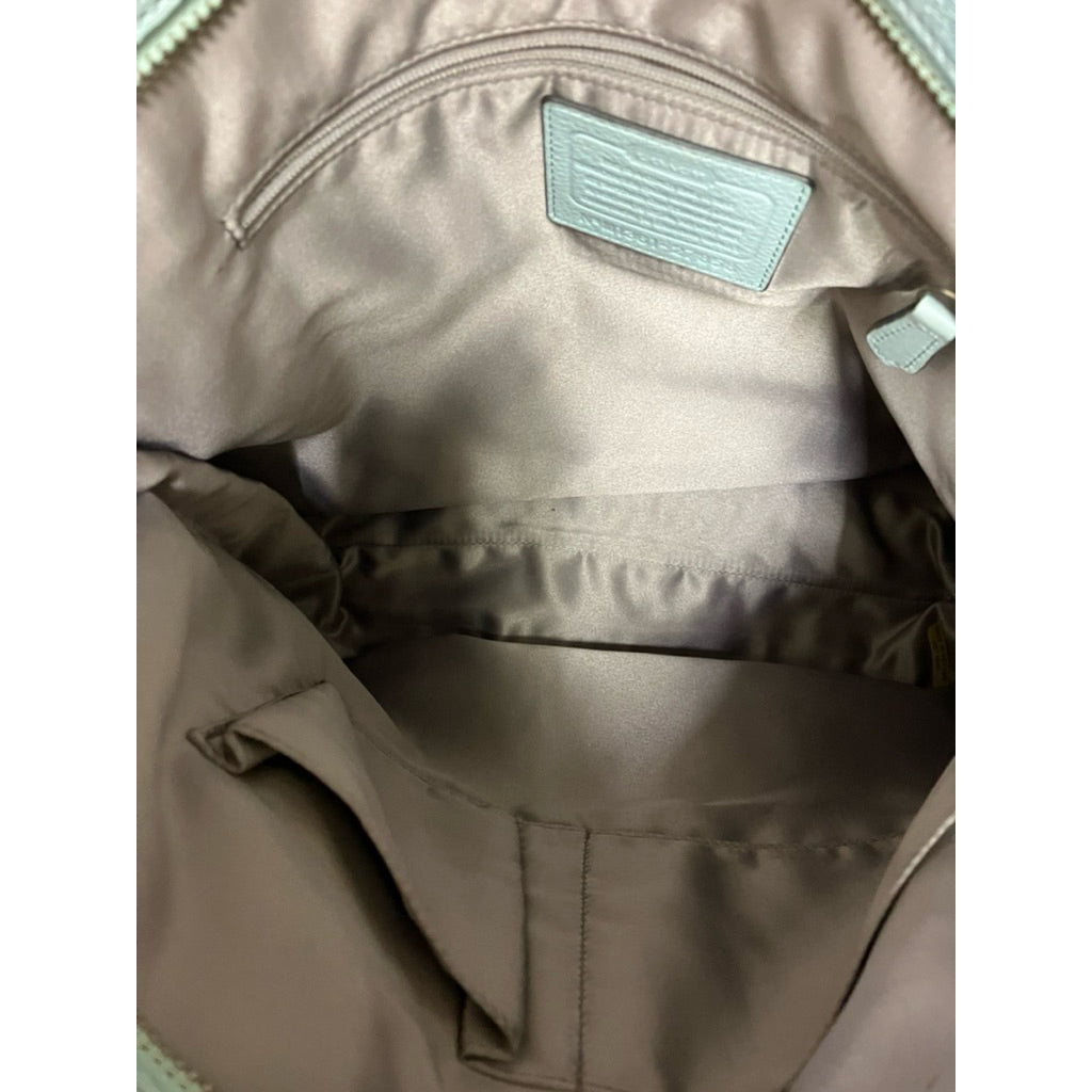 ⚠️請詳閱商品描述❗️COACH 湖水綠 手提 肩背包 保證正品