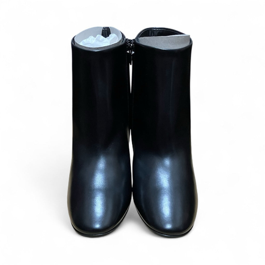 全新品！！！BALENCIAGA 巴黎世家 黑色 真皮 拉鍊 高跟靴 保證正品