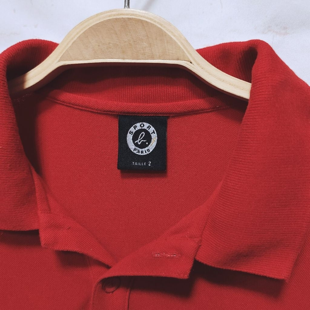 AGNES B POLO衫 短袖 紅色 保證正品