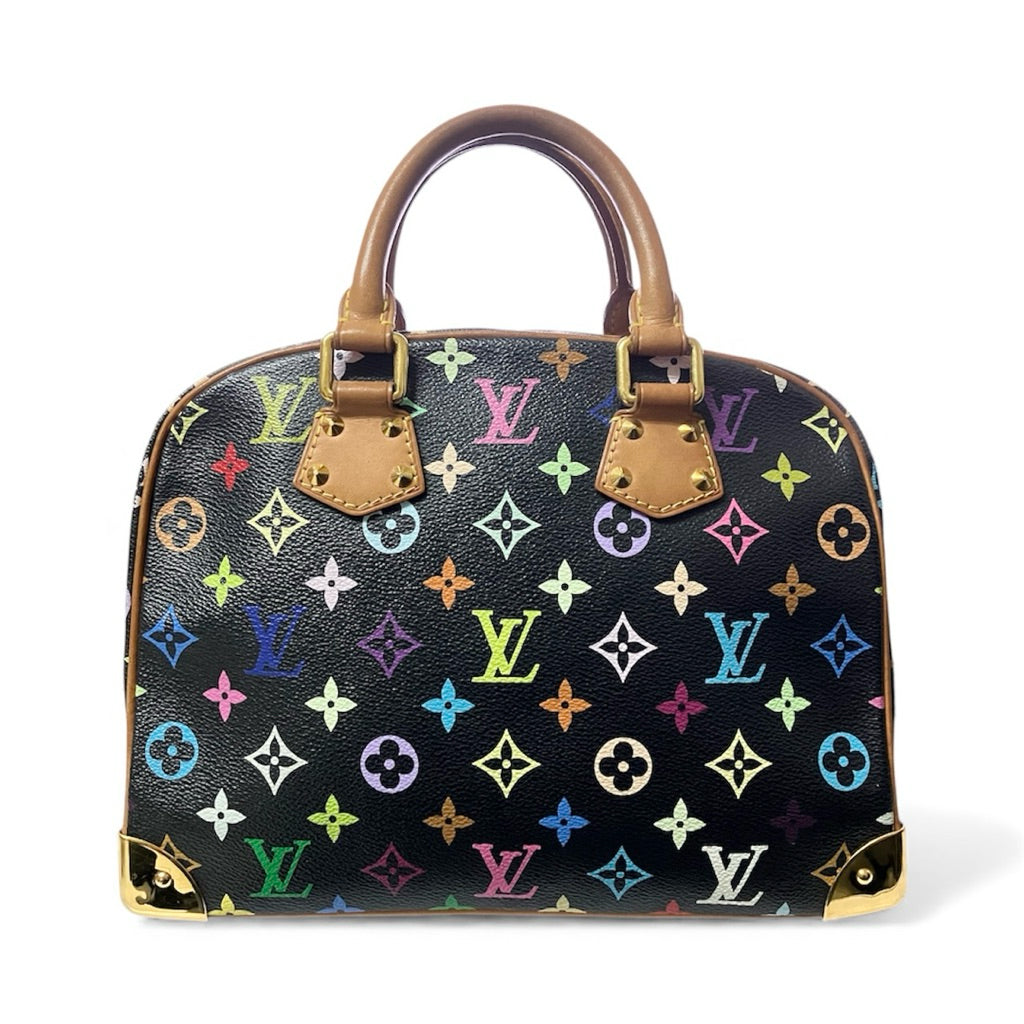 稀有美品❗️❗️❗️LV M92662 黑三彩 手提包 保證正品