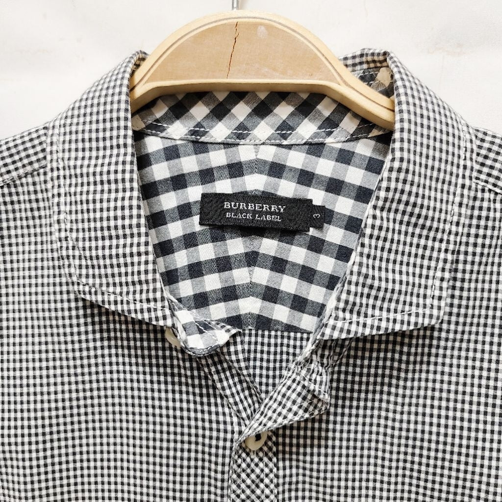 BURBERRY 博伯利 BLACK LABLE 襯衫 黑白 條紋 保證正品