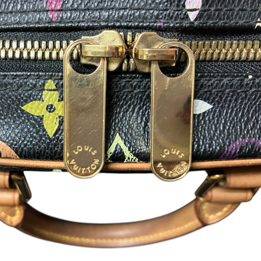 稀有美品❗️❗️❗️LV M92662 黑三彩 手提包 保證正品