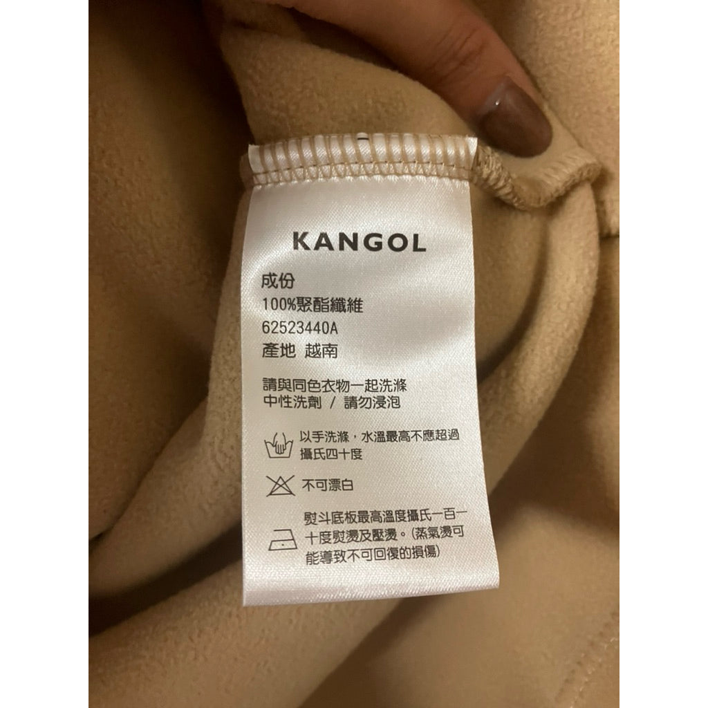 KANGOL 杏色 毛料 大衣 外套