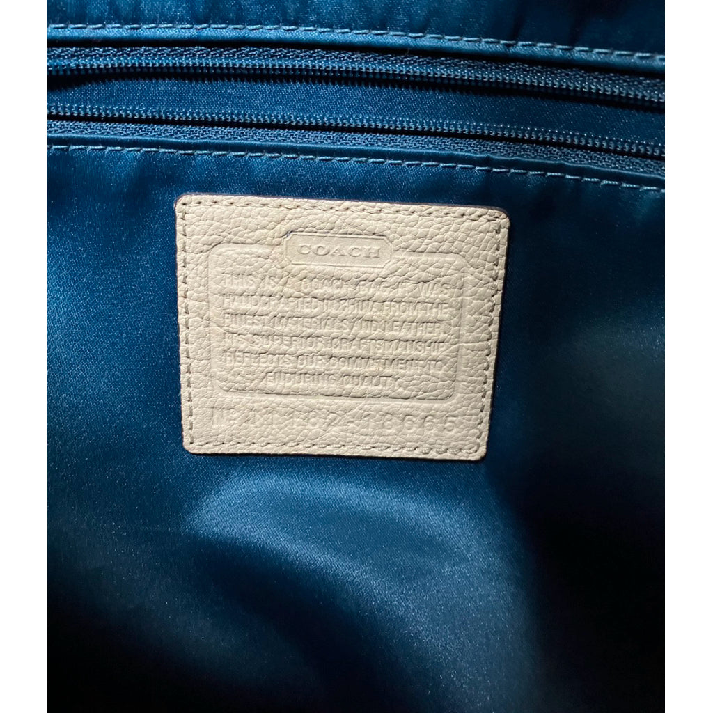 ⚠️請詳閱商品描述❗️COACH 白色 全真皮 手提包 保證正品