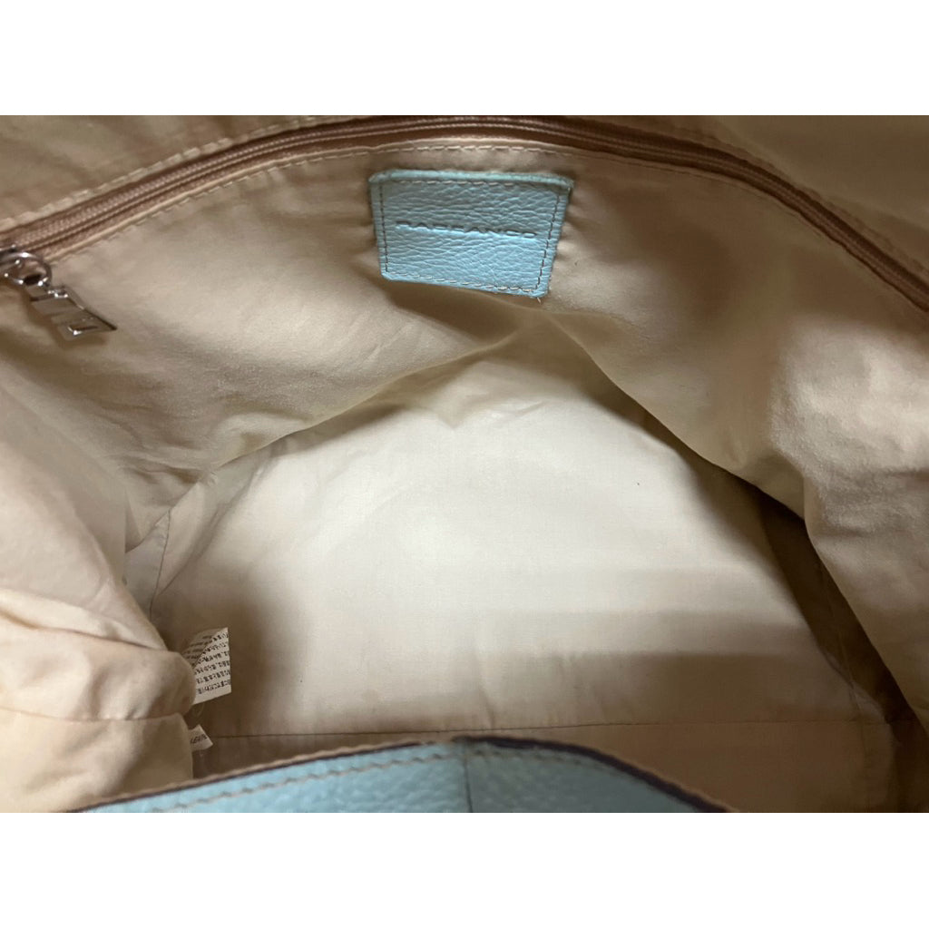 ⚠️請詳閱商品描述❗️RABEANCO 淺湖水綠 真皮 肩背包