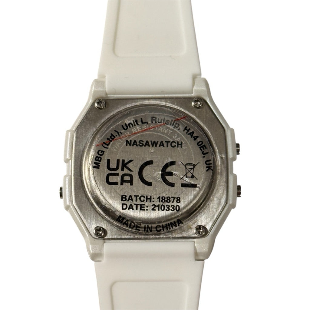 NASA x CASIO 卡西歐 復古 電子錶 紅白配色 全新品