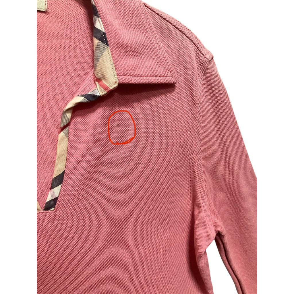 BURBERRY 粉色 POLO衫 保證正品