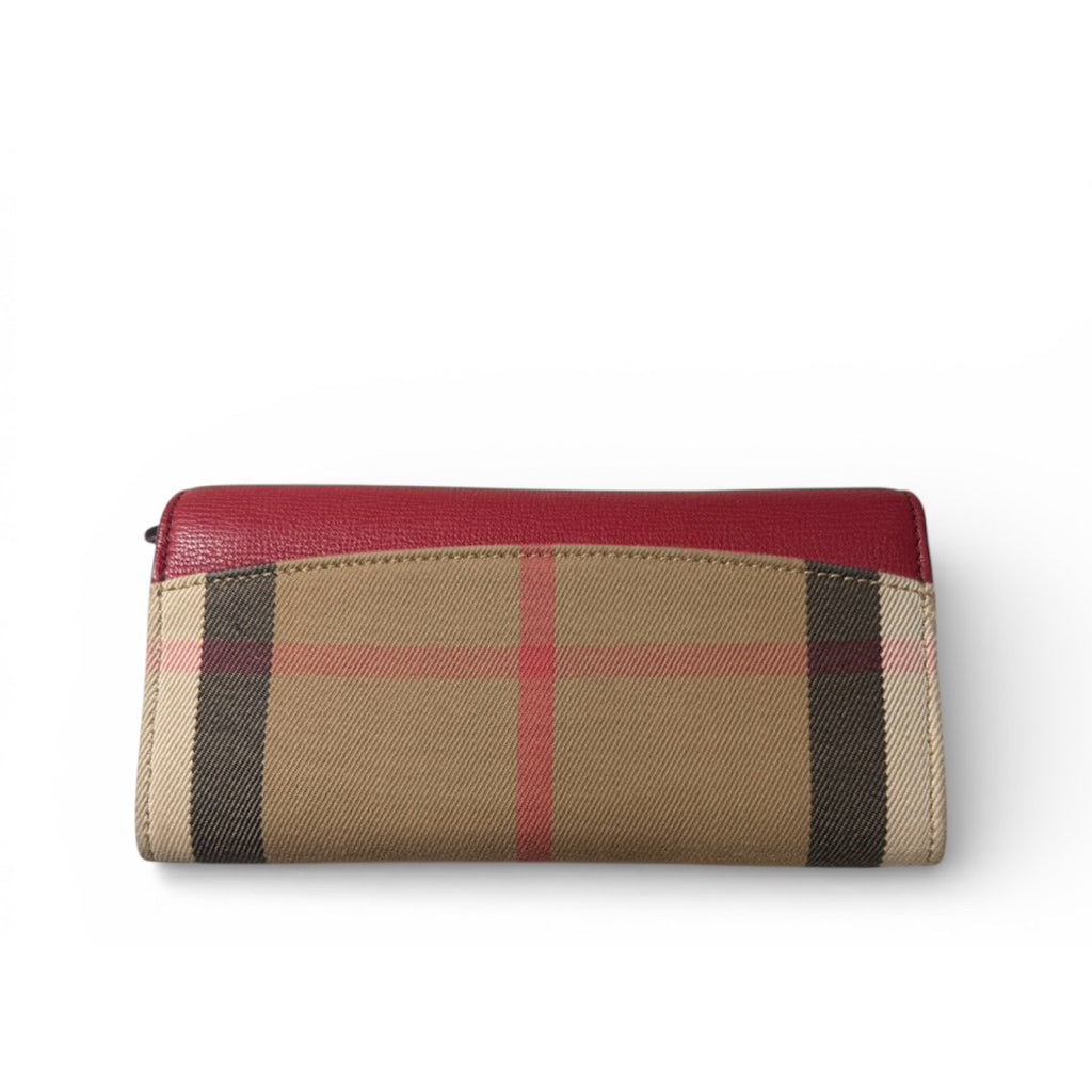 BURBERRY 3975327 格紋真皮長夾 保證正品