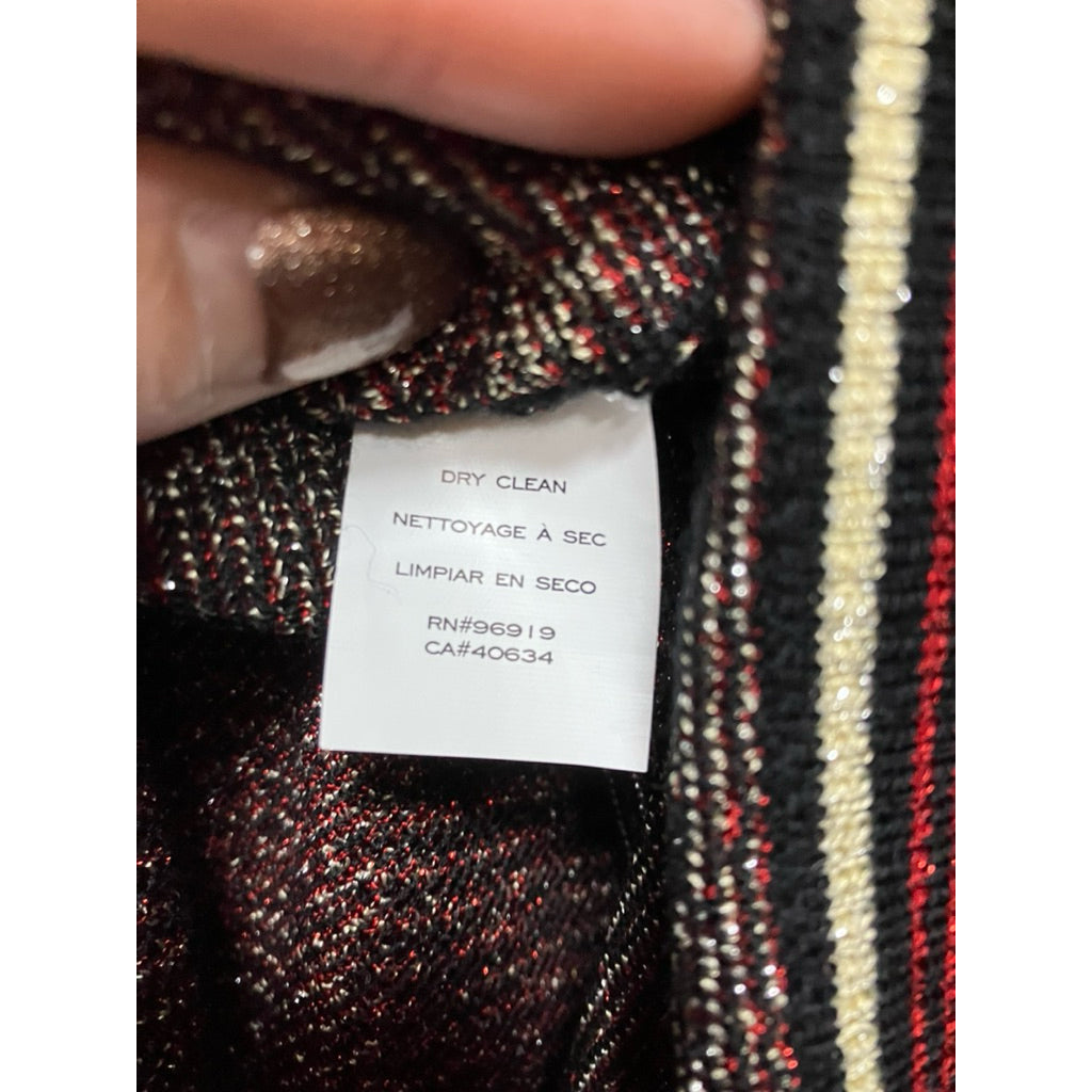 MARC JACOBS 黑紅色 金蔥 針織背心
