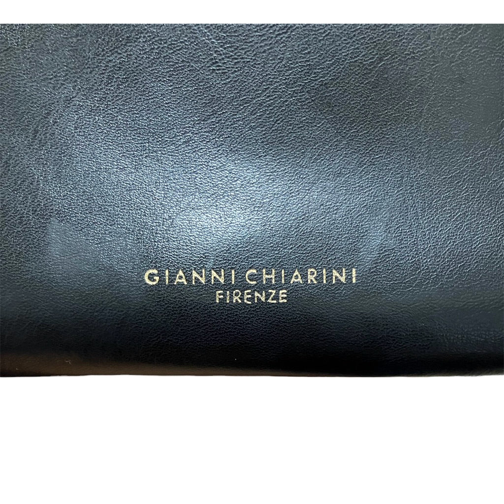 GIANNI CHIARINI 黑色 真皮 斜背包