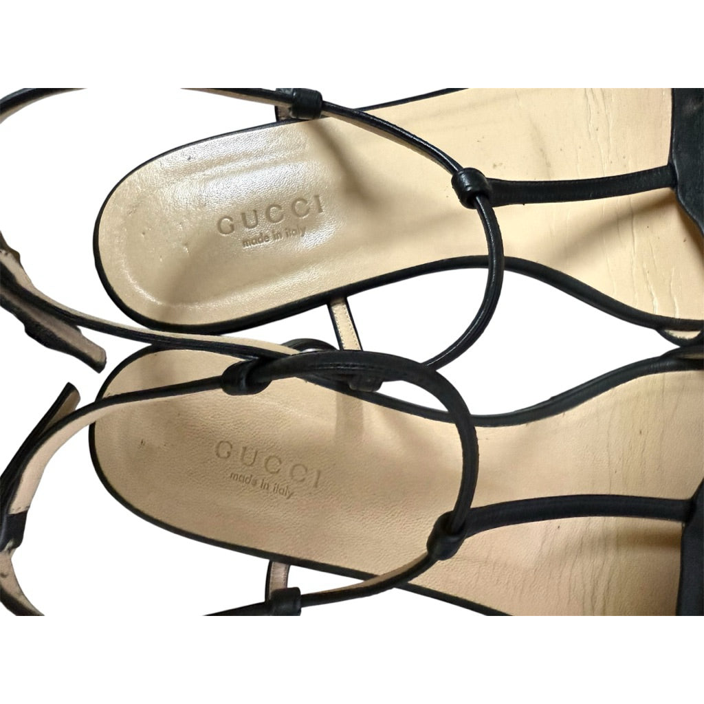 GUCCI 涼鞋 37號 保證100%真品