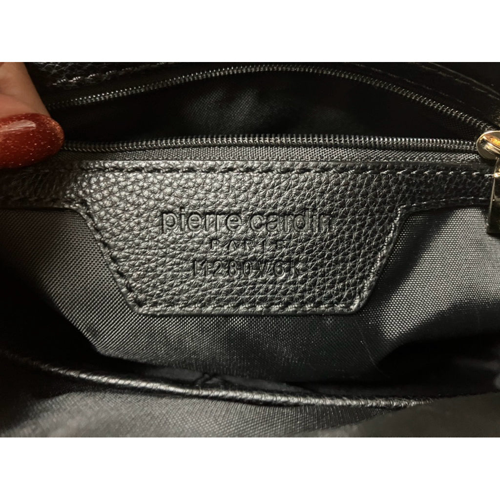 PIERRE CARDIN 皮爾卡登 黑色 鏈帶包
