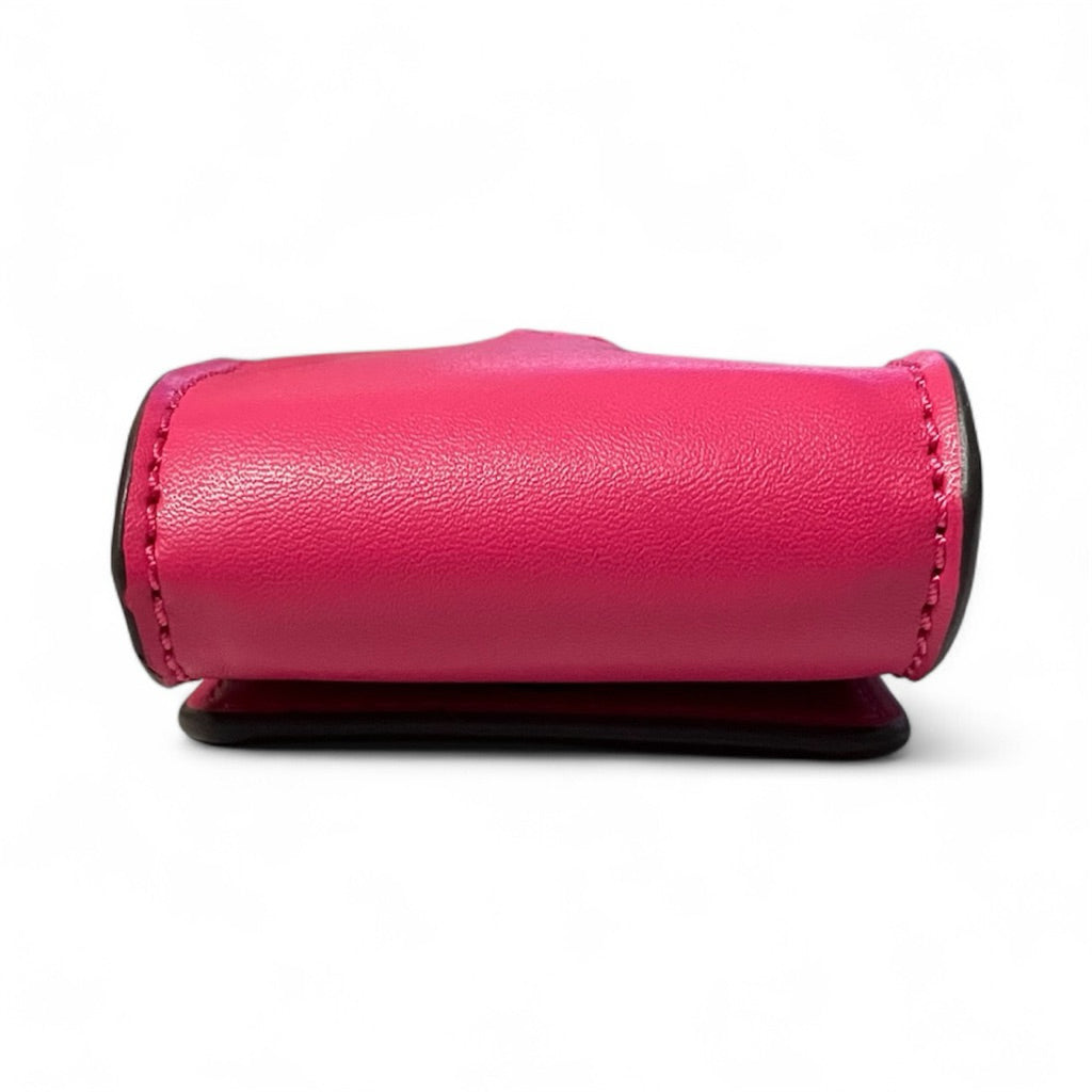 全新品！！！MICHAEL KORS 桃紅色 耳機包 零錢包 保證正品