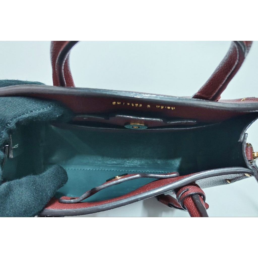 CHARLES & KEITH 斜背包 肩背包 小包 暗酒紅色 保證正品