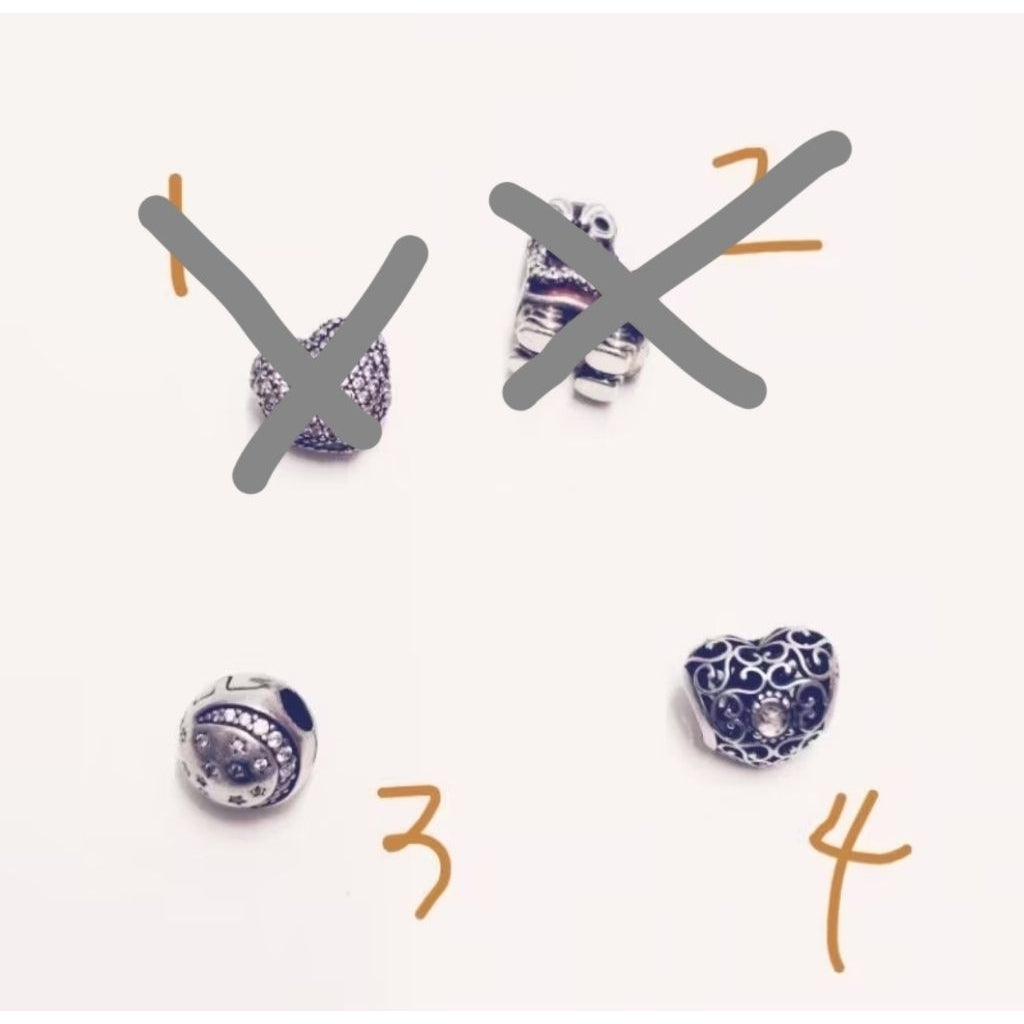 PANDORA 潘朵拉 串珠 保證正品 愛心 風獅爺 藍鑽海星 圓形笑臉 圖騰