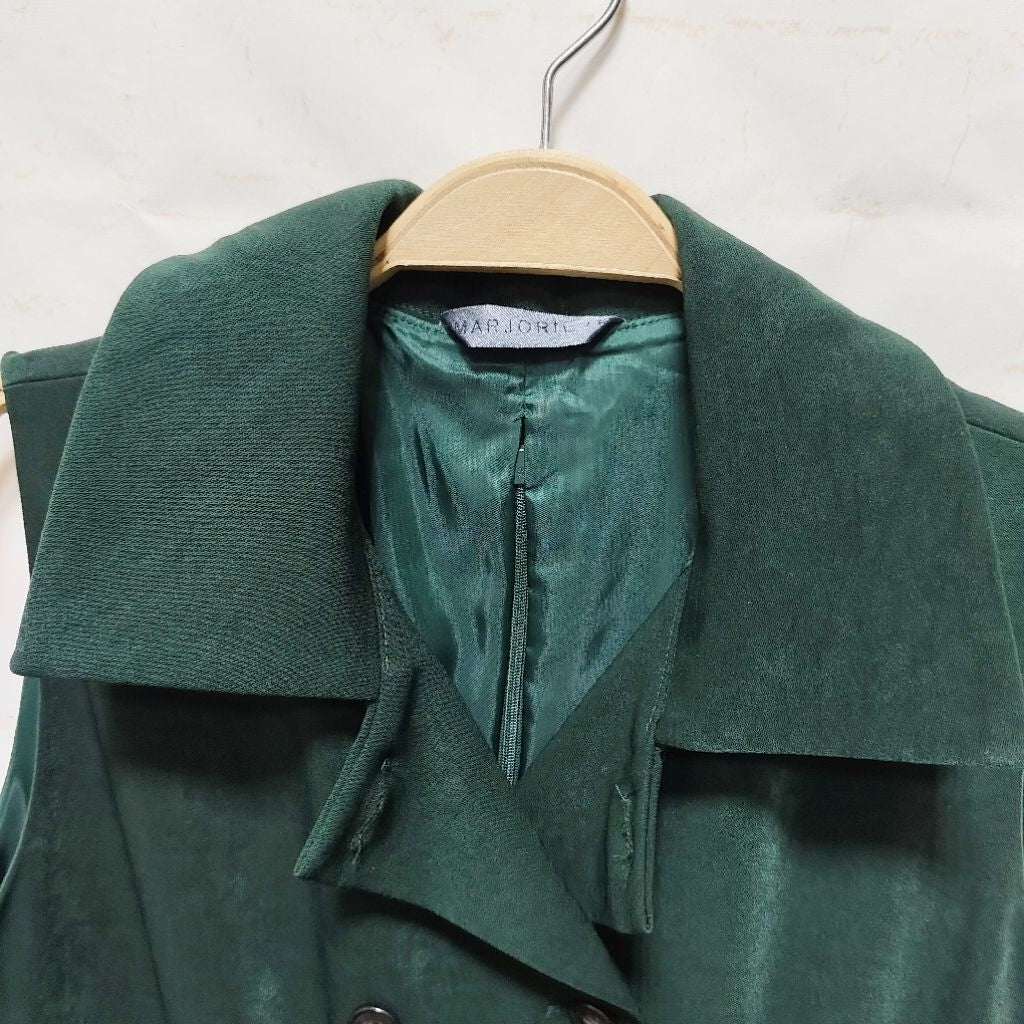 MARJORIE 瑪裘瑞 連身 綠色 褲裝 無袖 保證正品