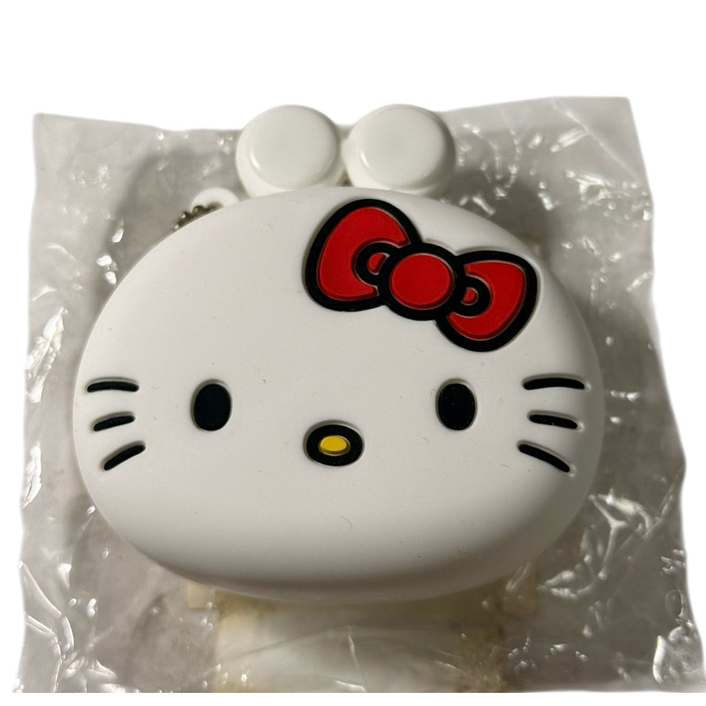 HELLO KITTY SANRIO 矽膠 耳朵 扣子 零錢包 保證正品