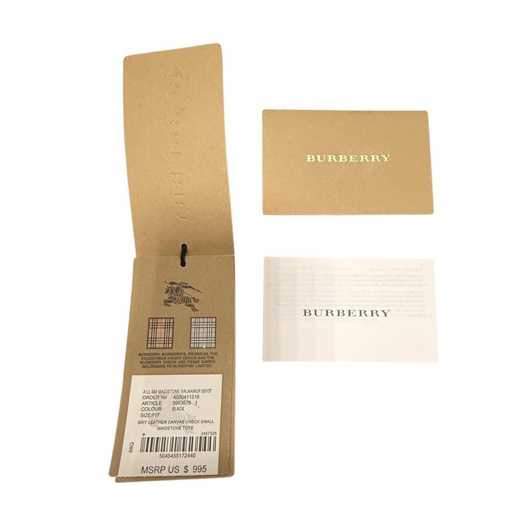 BURBERRY 3963675 MAIDSTONE 真皮格紋包 保證正品