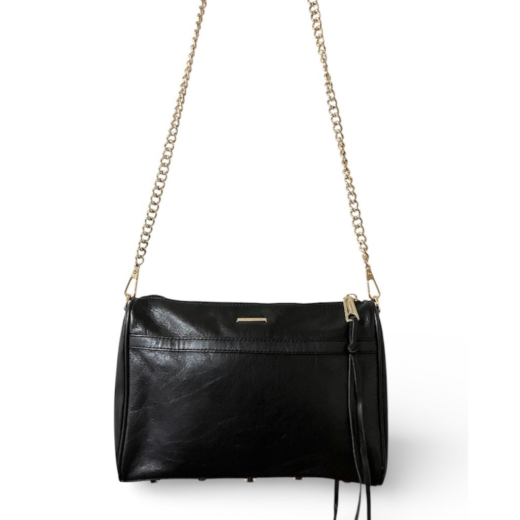 REBECCA MINKOFF 黑色 流蘇 鏈帶包