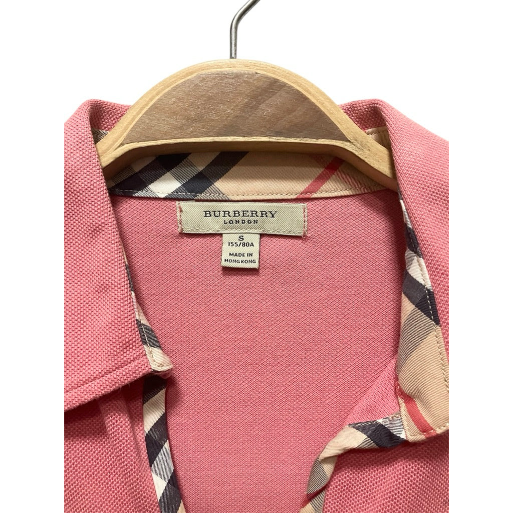 BURBERRY 粉色 POLO衫 保證正品