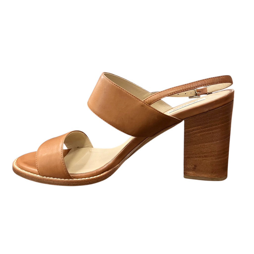 MAXMARA 棕色 高跟涼鞋