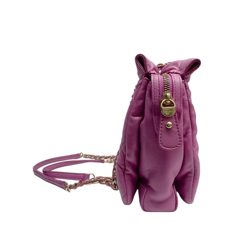 Ferragamo 菱格鏈條 肩背包